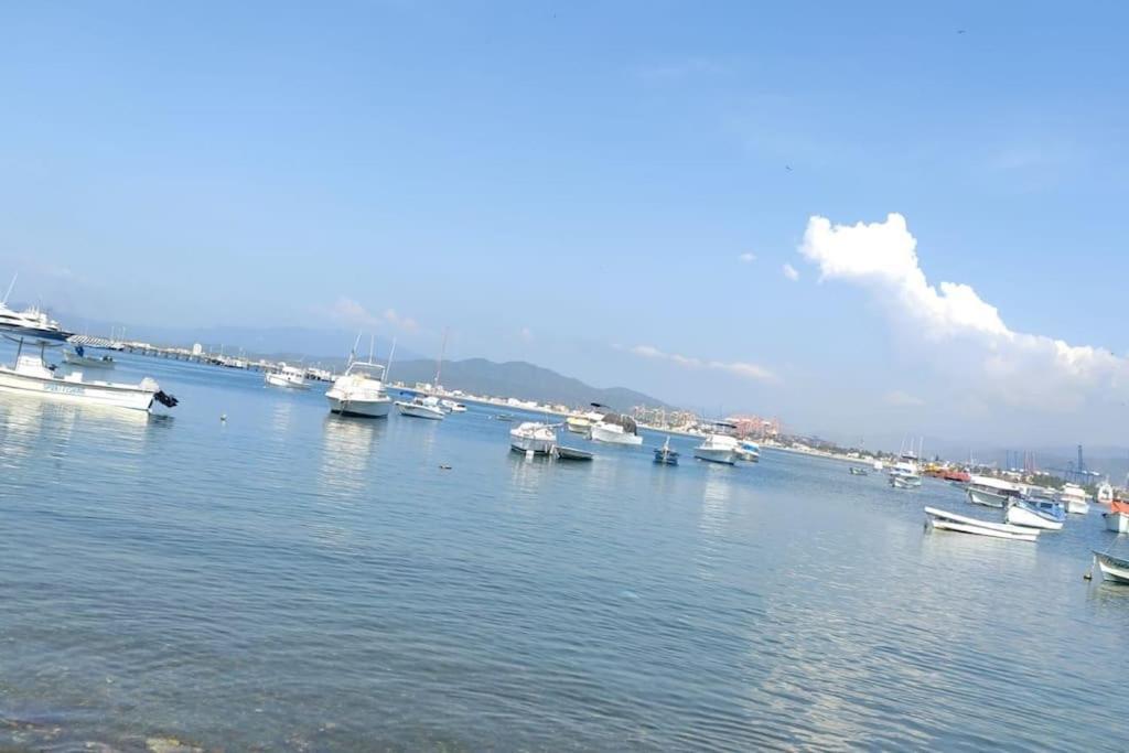 Departamento Con Alberca Apartment มานซานิโญ ภายนอก รูปภาพ